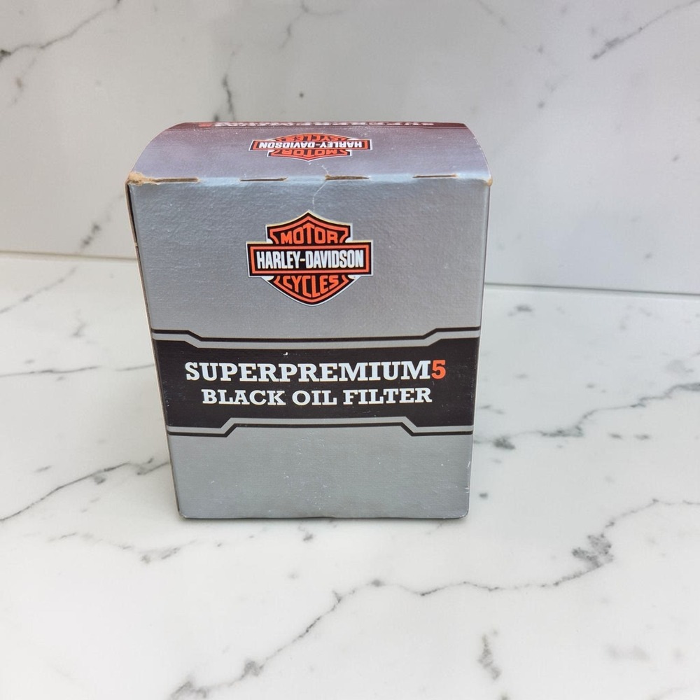 Genuine Harley Davidson Super Premium 5 Black Oil Filter 63798-99 Made in USA